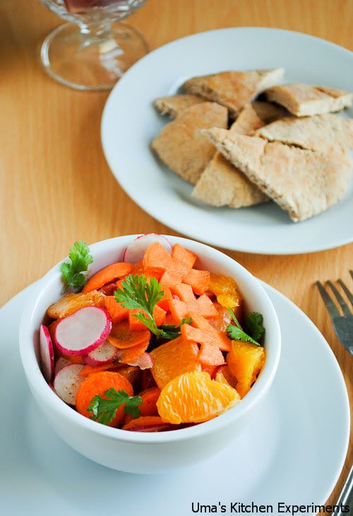 Carrot, Orange and Radish Salad Indian Curry Trail